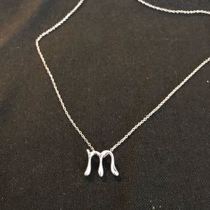 Authentic Tiffany Elsa Peretti initial necklace